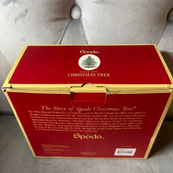 Spode Christmas Tree Tartan Stacking Mugs Set of 4 NEW WITH BOX - Picture 6 of 7